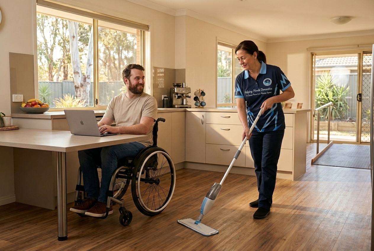 NDIS support cleaning in Newcastle